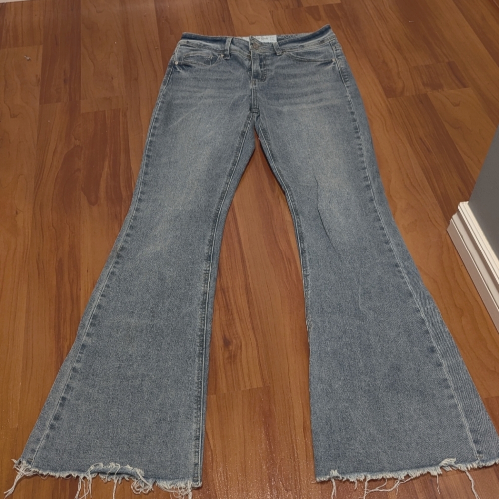 Indigo Rein Light Wash Flare Jeans Size Small